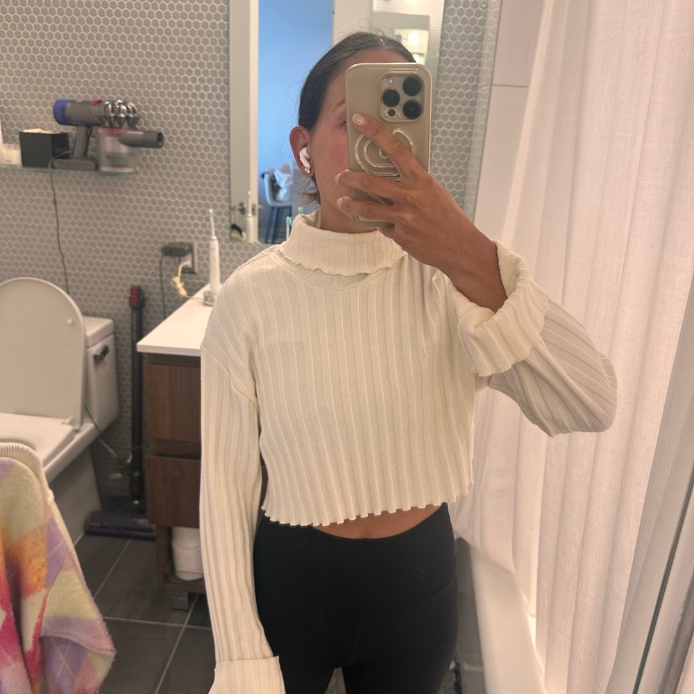 Zara Cream Knit Sweater